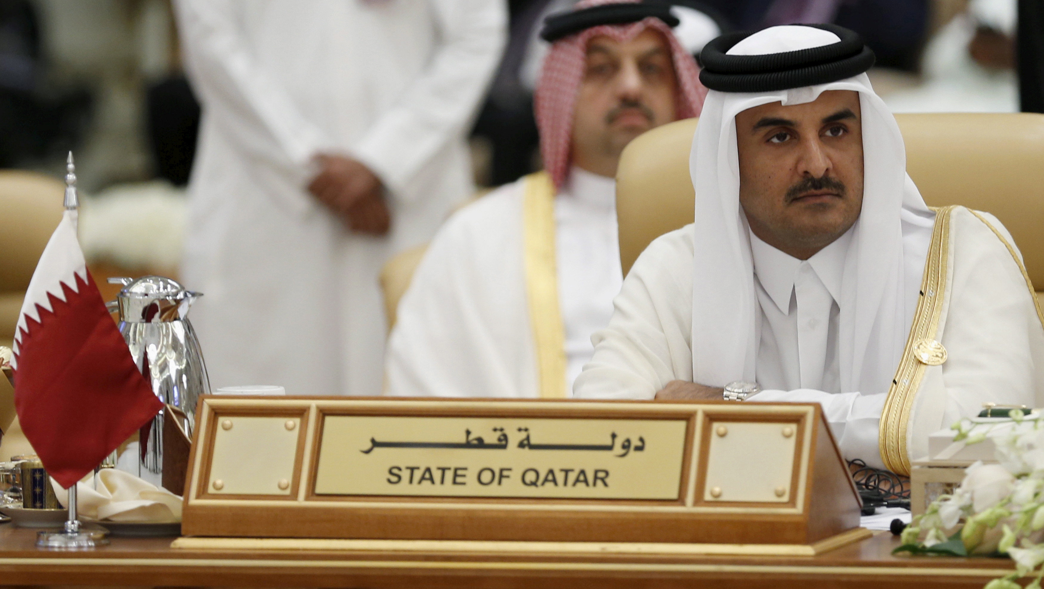 Debido a unas supuestas declaraciones del emir qatarí, Tamim bin Hamad al-Thani, en favor de Irán, se desató una crisis diplomática.