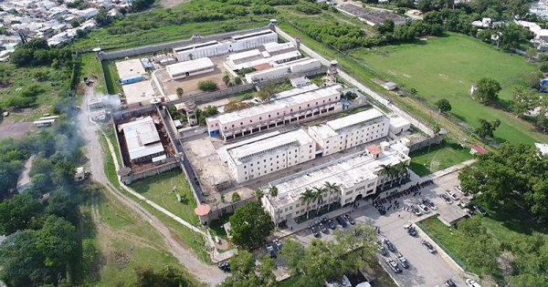 Mexican prisons are notoriously violent. Earlier this month, four people died in clashes at the Ciudad Victoria prison (pictured) in Tamaulipas.
