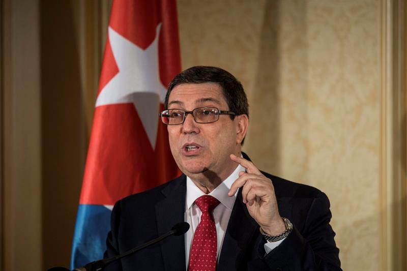 En rueda de prensa el canciller Bruno Rodríguez rechazó la política injerencista de EE.UU.