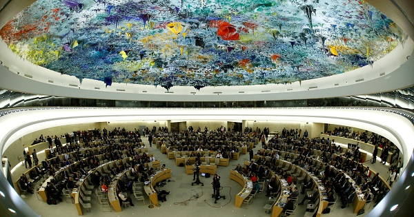 United Nations Human Rights Council meets in Geneva, Switzerland, June 6, 2017.