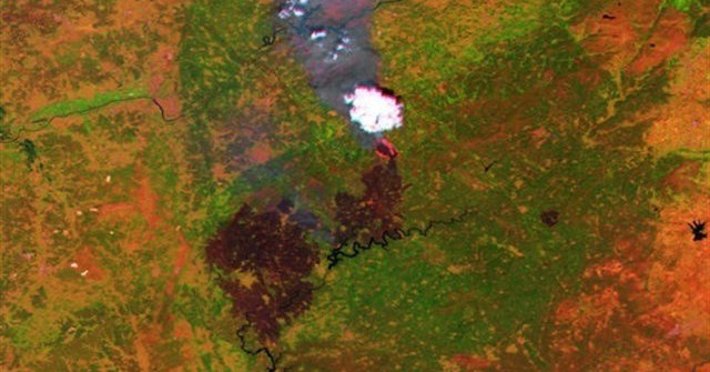La imagen, que muestra detalles con un tamaño de tan solo 100 metros, fue capturada el martes 20 de junio por  el satélite Proba-V.