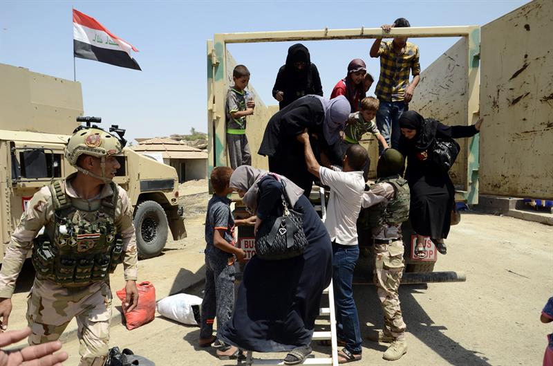 Operación militar del ejército iraquí contra fuerzas del Daesh.