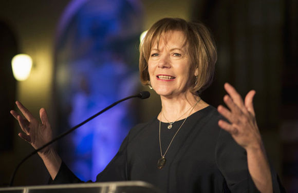 Tina Smith, vicegobernadora de Minnesota.