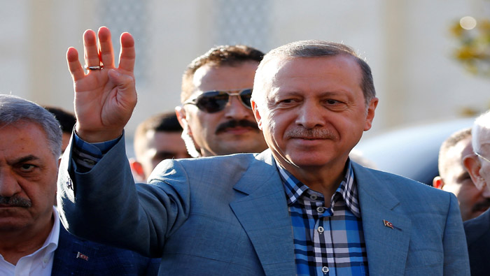 Erdogan estuvo en Estambul con motivo de la festividad del Eid al-Fitr.