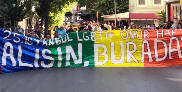 Activists come out for Istanbul Pride despite ban.