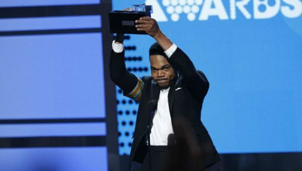 In addition to the philanthropic accolade, Chance the Rapper also claimed the best new artist award.