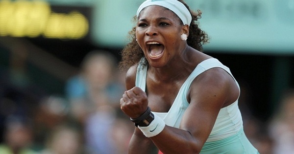 Williams during the French Open tennis tournament in Paris 2012.
