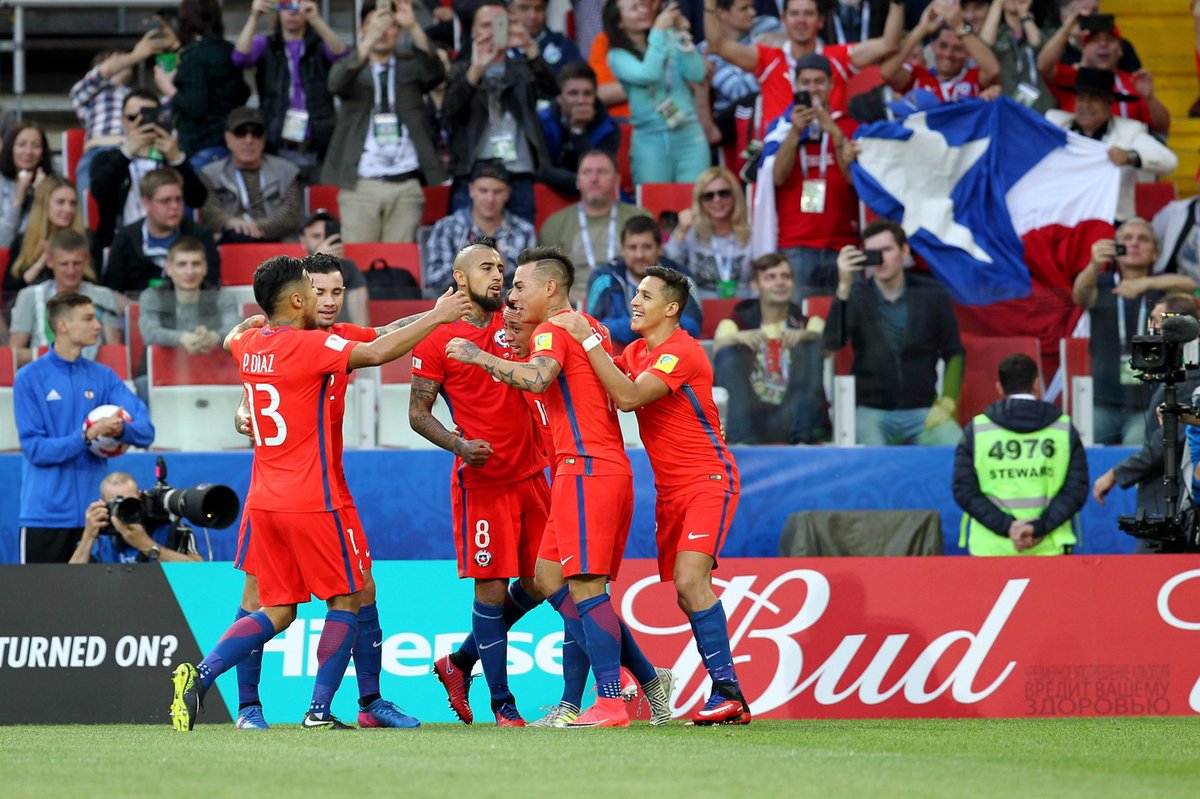 Chile busca hoy su pase a la final de la Copa Confederaciones.