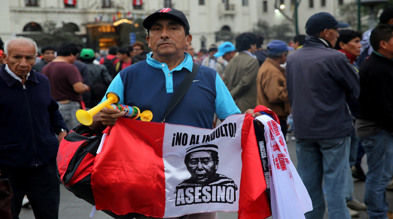 El dictador peruano ha sido internado en otras ocasiones por problemas en el páncreas, en la espalda y por riesgo de isquemia cerebral.