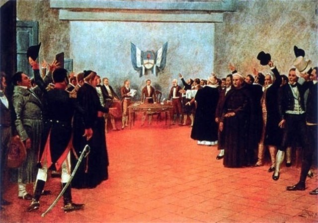 La firma del acta de independencia de la corona española se firmo en Tucumán