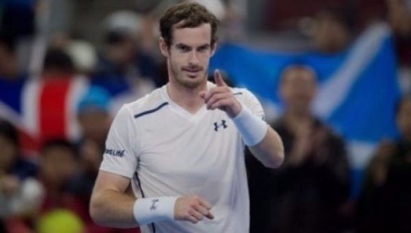 Murray described seeing divots on court.