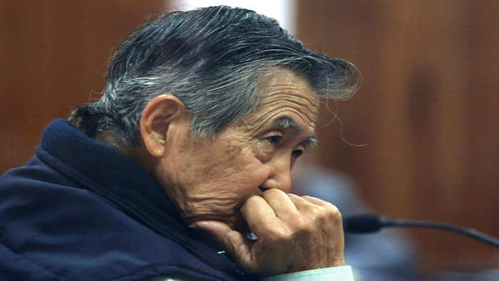 Fujimori había sido trasladado a una clínica este sábado por una taquicardia.