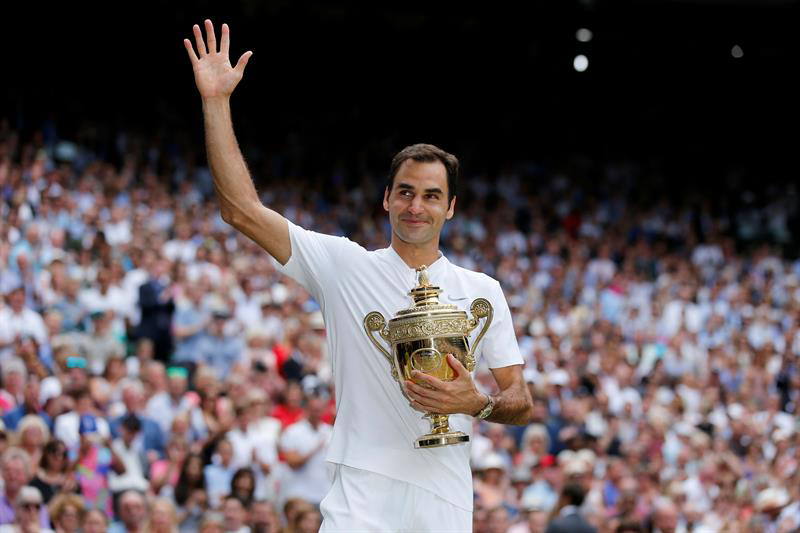 Es la segunda vez en la carrera de Federer que termina uno de los cuatro grandes sin ceder un set. La primera fue en el Abierto de Australia de 2007.