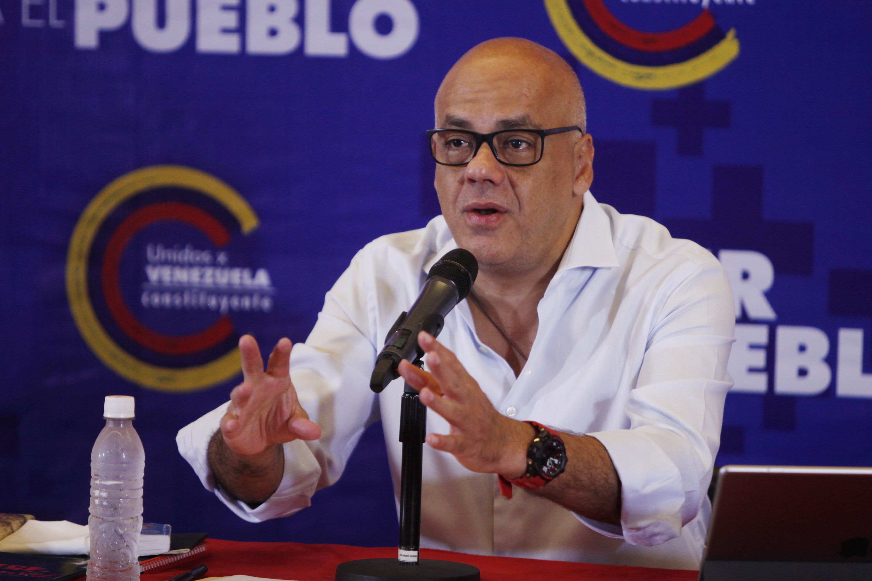 El dirigente venezolano destacó la alta participación del pueblo venezolano en el simulacro electoral.