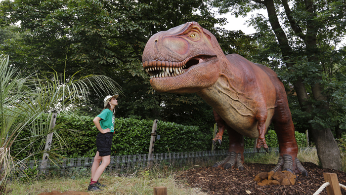 Este zoológico ha traído de vuelta a los dinosaurios en una nueva versión de la prehistoria.