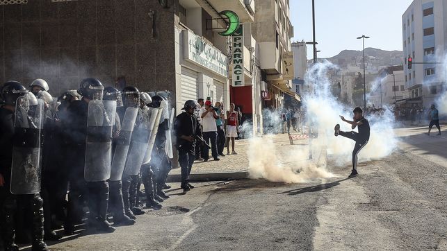 Las autoridades marroquíes prohibieron el lunes que se llevara adelante la protesta.
