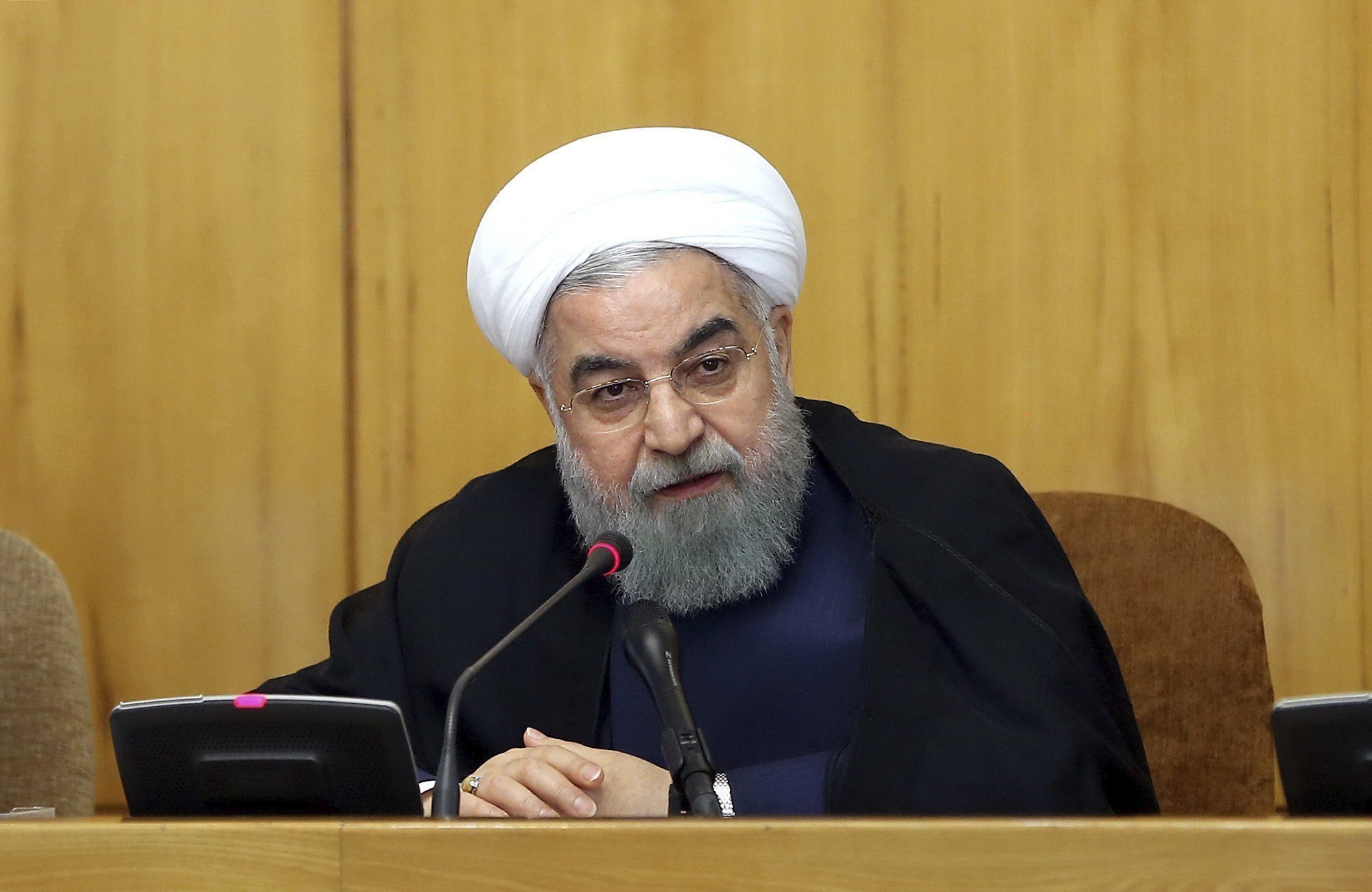 Rohani, advierte de que Teherán dará una respuesta definitiva a las sanciones de EE.UU. en su contra.