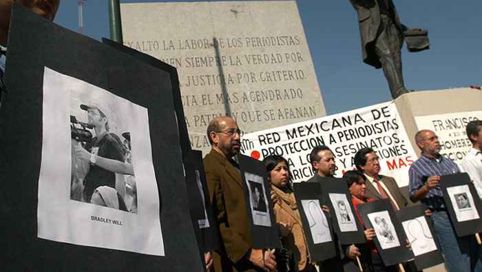 México es uno de los países más peligrosos del mundo para ejercer el periodismo.