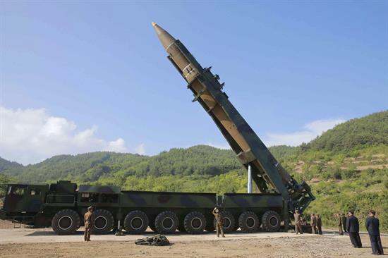 El misil fue lanzado desde la provincia de Jagang, en el norte de Corea del Norte.