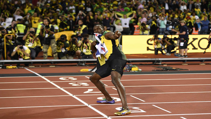Bolt acumula 11 medallas de oro, dos de plata y una de bronce en campeonatos del mundo.