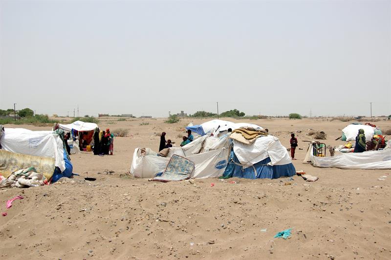 El conflicto armado y la crisis humanitaria ha obligado a miles de personas a huir de su hogar.