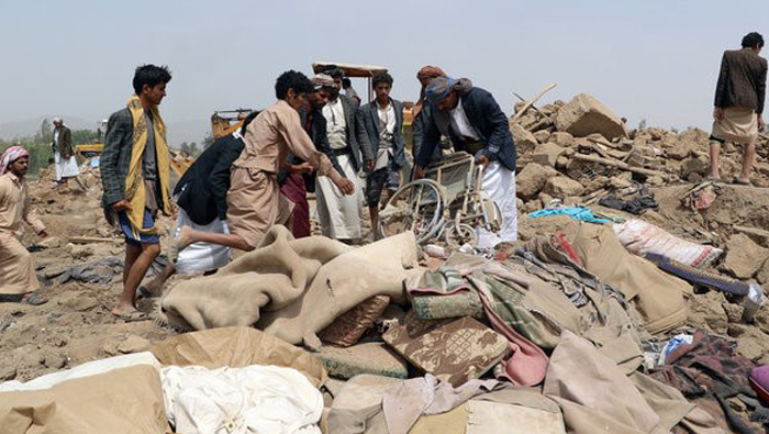 Los bombardeos en Yemen se han realizado en zonas civiles.
