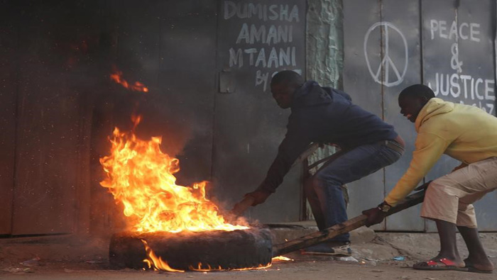 Luego de que Odinga informara del presunto hackeo, se originaron una serie de disturbios en todo el país.