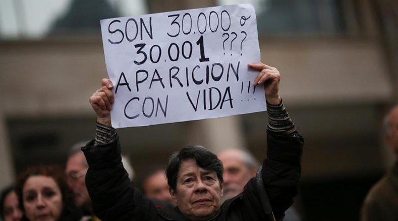 Los argentinos exigen "una acción urgente del Estado" para buscar al activista y que se identifique a los responsables para castigarlos.
