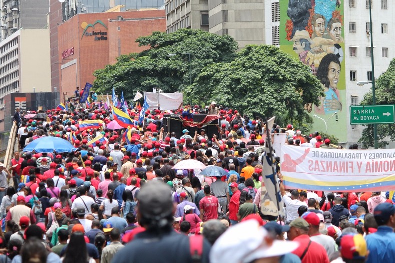 On Friday, U.S. President Trump spoke of considering military action against Venezuela's Bolivarian government.