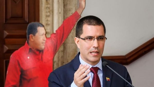 Venezuelan Minister of Foreign Affairs Jorge Arreaza 