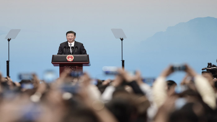 El presidente chino dio un discurso para abrir el Foro Empresarial de los BRICS.