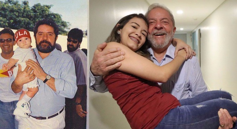 Lula reunited with Maria Ludmilla Costa on his Caravan of Hope. A photo of the two was taken back in 1991. 
