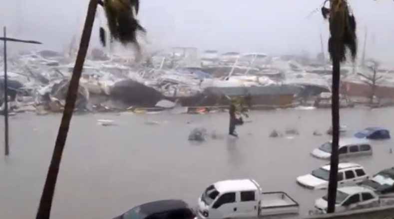 Devastadoras imágenes del huracán Irma en su paso por el Caribe