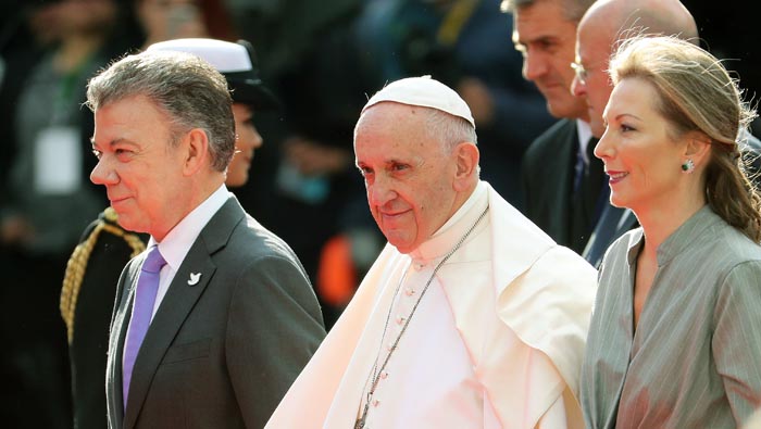 El máximo representante de la Iglesia Católica abogará por la paz y la reconciliación en Colombia.