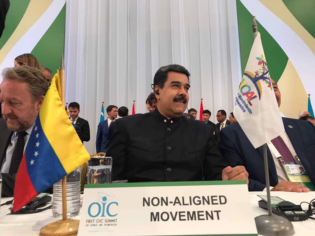 Maduro ratificó el compromiso del MNOAL con los objetivo de la paz y la justicia.
