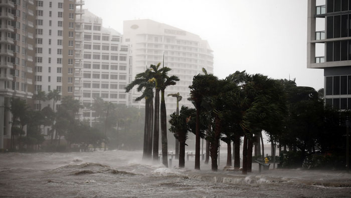 El huracán alcanzará  la parte central y del noroeste de Florida entre la noche de este domingo y el lunes.