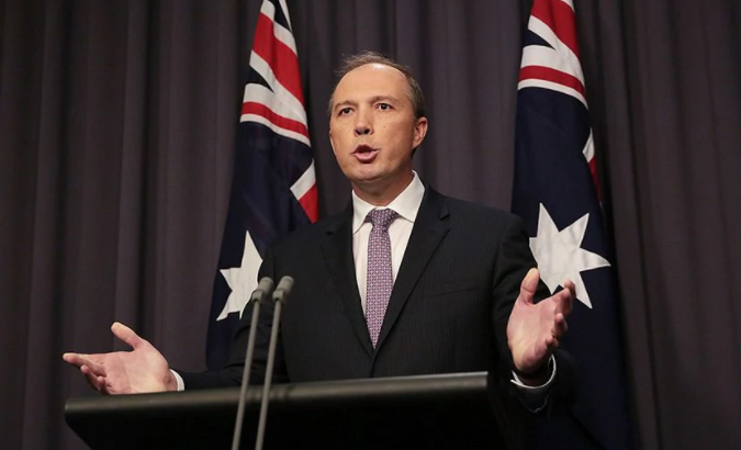 Australia Immigration Minister Peter Dutton.