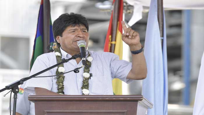 Evo Morales fustigó el accionar de Luis Almagro.