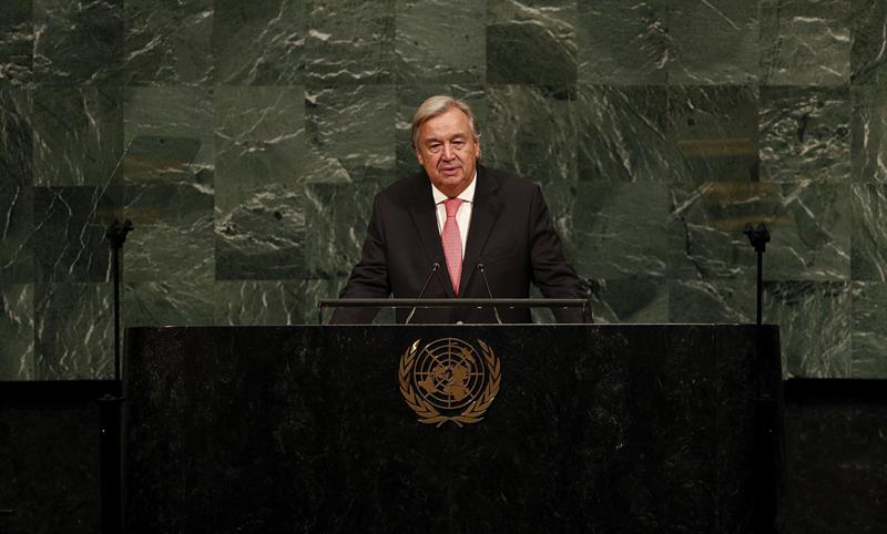 Guterres expresó que la ONU reafirma su compromiso con los pueblos, para garantizar la paz y vigilar el cumplimiento de los acuerdos.