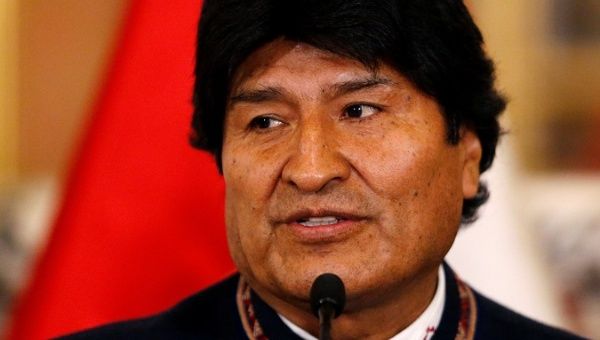 Bolivia's President Evo Morales.