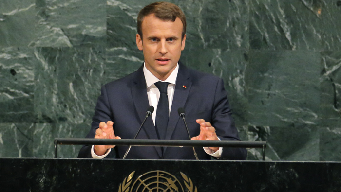 Macron llamó a trabajar en la lucha contra la amenaza terrorista