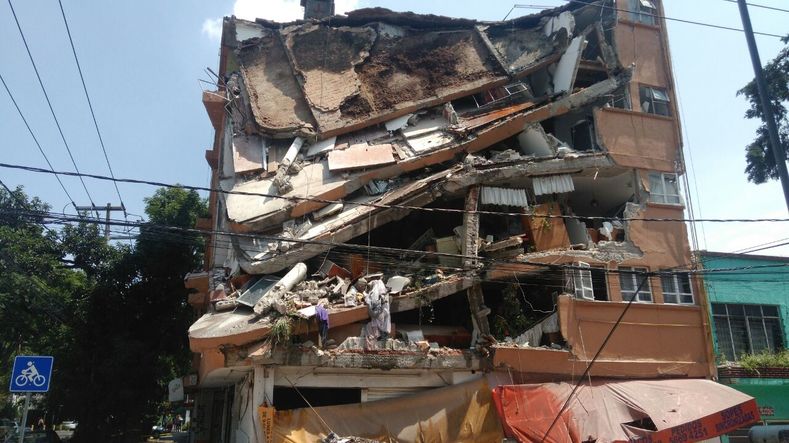 Buildings crumbled across Mexico City.