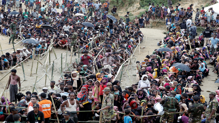 Entre el 25 y 26 de septiembre se registró la llegada de centenares de personas a Myanmar para huir de la ola de violencia en su territorio.