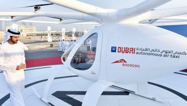 Prueban primer taxi volador y autónomo en Dubai 