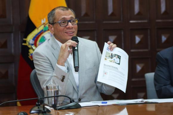 La Procuraduría General de Ecuador emitió un comunicado informando que se dio inicio a una acción particular contra el vicepresidente de la República, Jorge Glas.