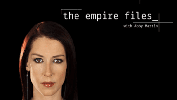 Abby Martin of teleSUR's Empire Files.
