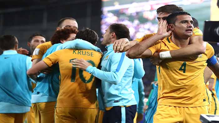 Con esta victoria, Australia permanece en competencia para disputar su cuarta Copa del Mundo.