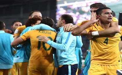Con esta victoria, Australia permanece en competencia para disputar su cuarta Copa del Mundo.