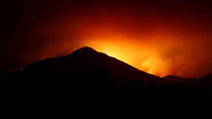 El fuego llegó a alcanzar algunas zonas de Santa Rosa, una ciudad de 175.000 habitantes que está situada a unos 90 kilómetros al norte de San Francisco.