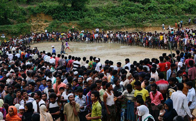 Acnur se mantiene atento ante la llegada cada día de refugiados a Bangladesh.